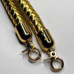 Yengeç Başlıklı Örme Fitil Sap Altın