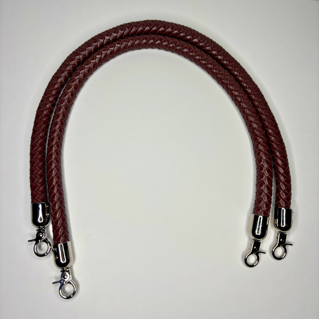 Yengeç Başlıklı Örme Fitil Sap Kahverengi