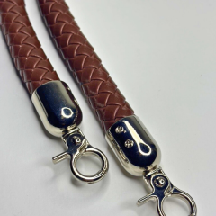 Yengeç Başlıklı Örme Fitil Sap Kahverengi