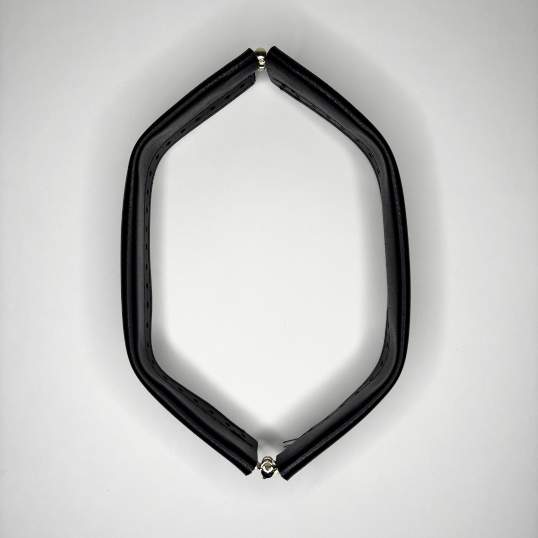 Yaylı Derili Çanta Bursu Siyah