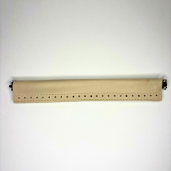 Yaylı Derili Çanta Bursu Krem